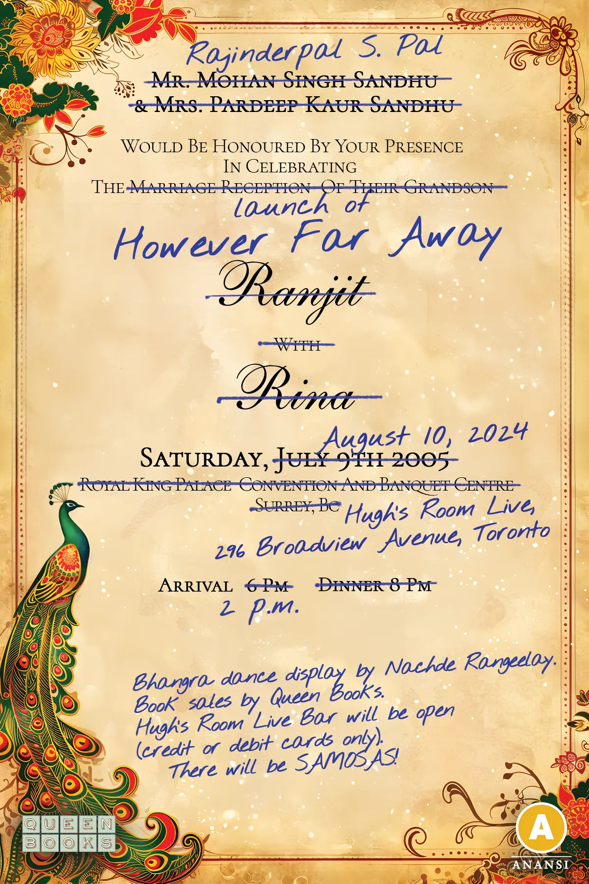Invitation to Celebration and Launch of My New Debut Novel: However Far Away