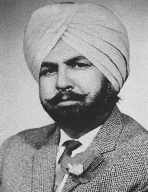Portrait of poet, Bishambar Singh Saqi